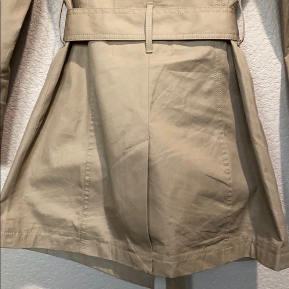 Banana Republic Factory Tan Double-Breasted Trench Coat - Picture 16 of 16